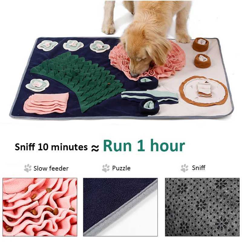 Interactive Stinky Puzzle Carpet Nose Working Pet Inhalation Pad for Dogs - Inhalation Pad for Small Medium and Large Dogs X241213