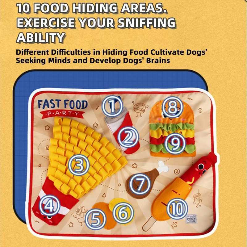 GiGwi dog toy Olfactory pad interactive puzzle toy dog plush training bite resistant pet appearance hidden food plush toy X241213