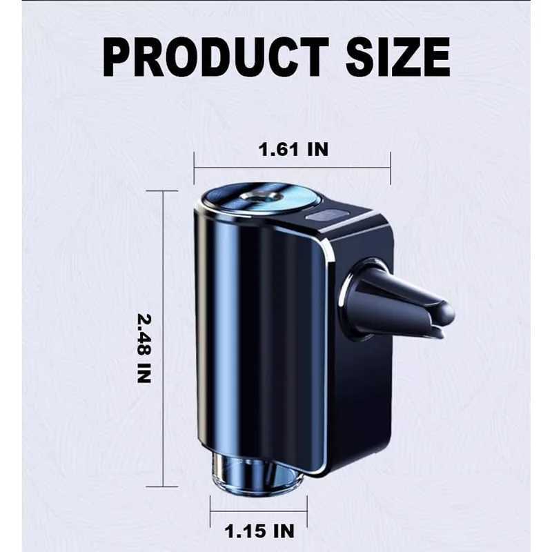 Car Air ener Diffuser Smart Car Diffuser With Three Essential Oils Adjustable Modes Intelligent Car Aroma DeviceXJ241213