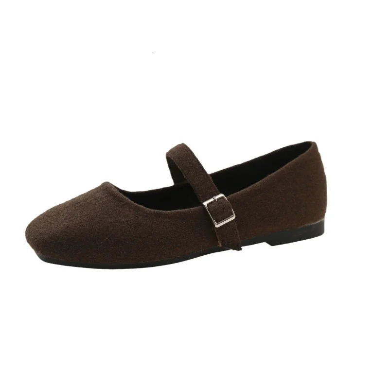 Spring Autumn Womens Shoes Retro low heeled leather shoes Casual versatile Mary Jane shoes Comfort fashion ladies flat 241213