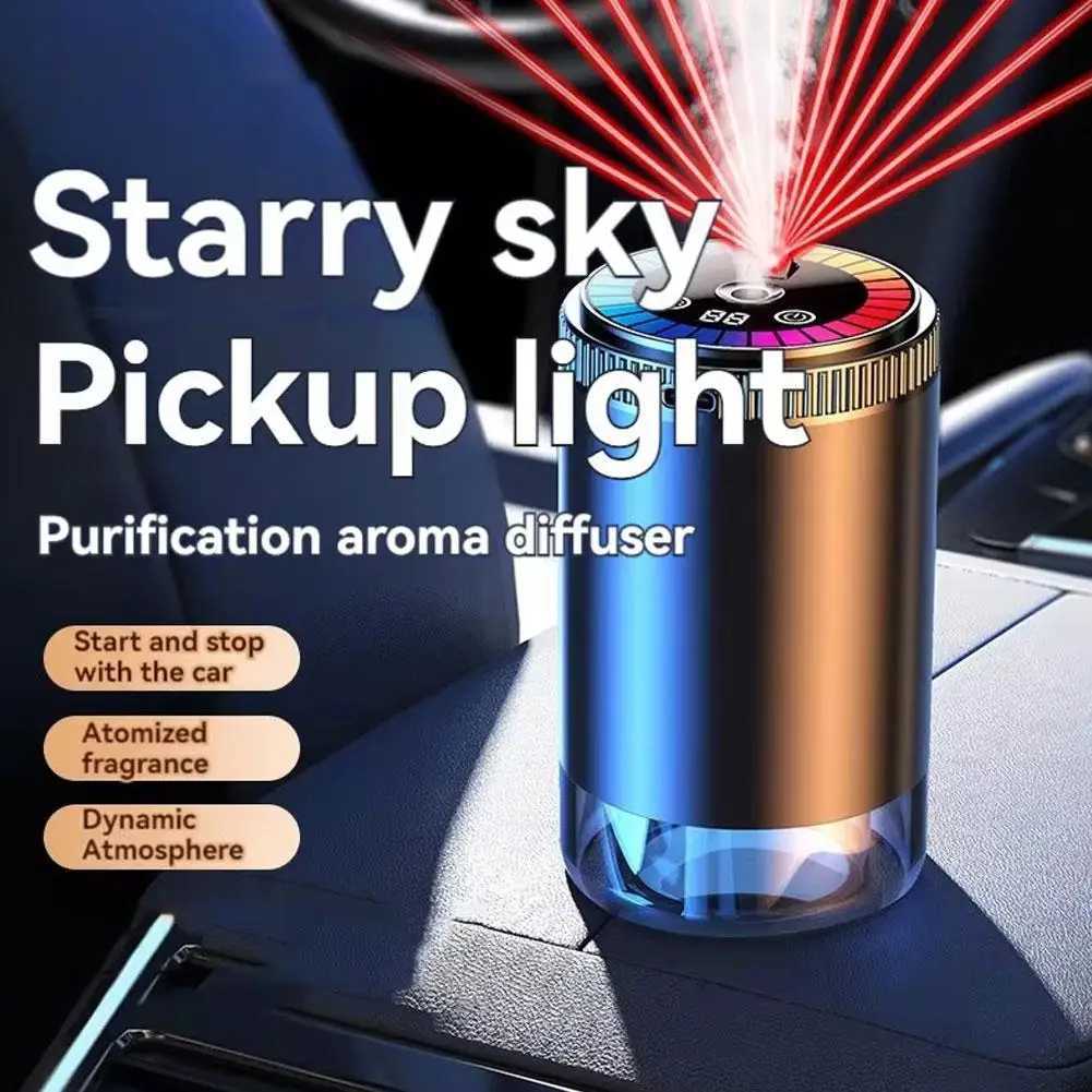 Car Electric Air Diffuser Aroma Humidifier Car Odor Interior Scent Stop Light Eliminator Start Car Aroma Deodorizer O4R8XJ241213