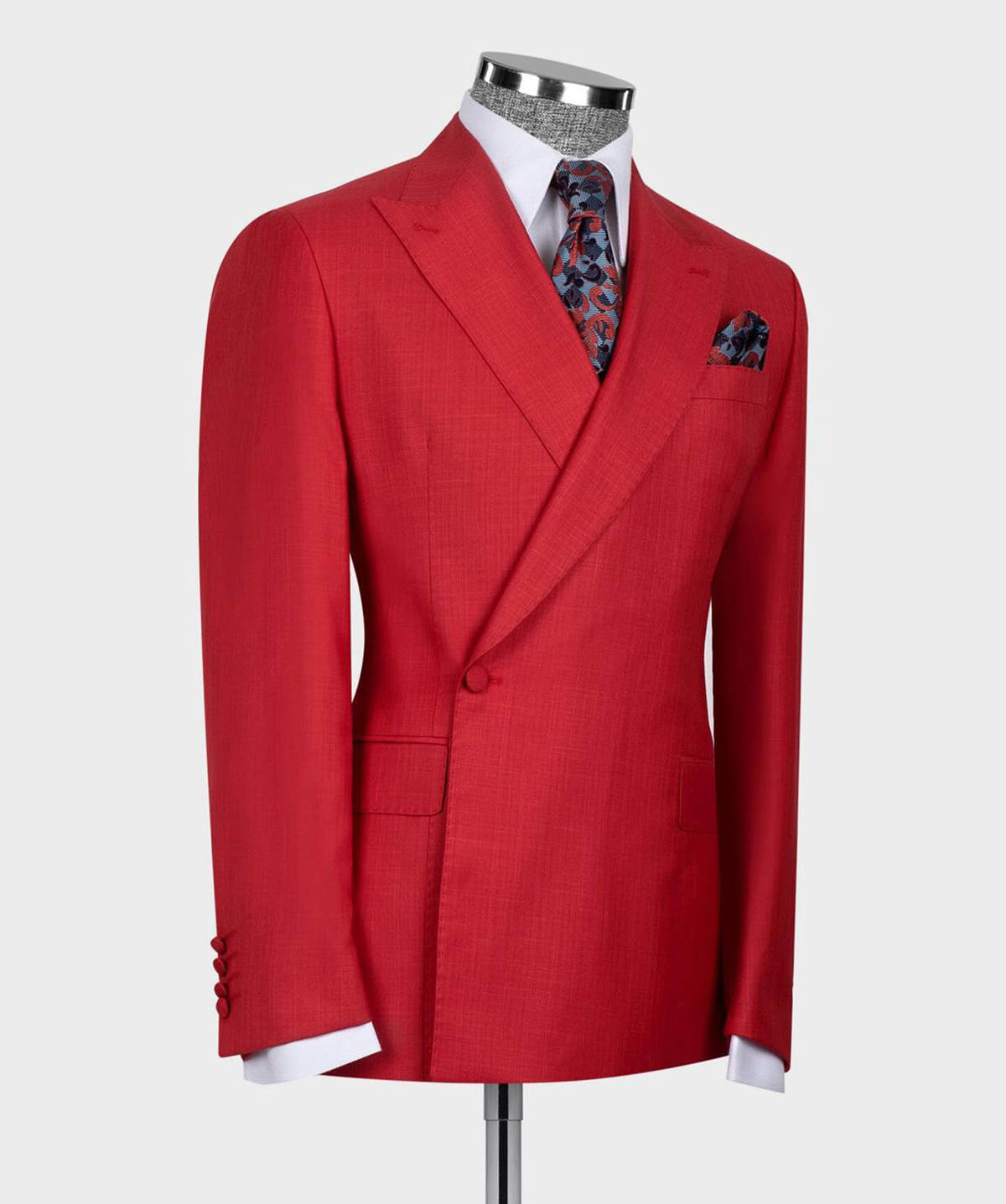 Bright Wedding Suits 1 Piece Set Coat Peaked Lapel Fashion Men Tuxedos One Button Formal Groom Tuxedo suit Customized