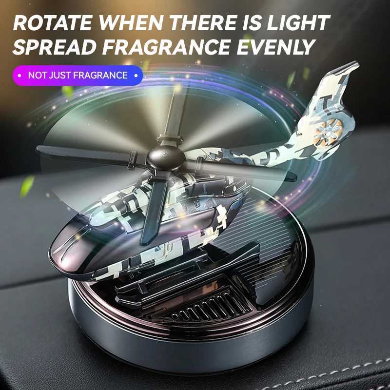 Odorless DIY Perfume heliter solar car air eners rotating decorations ornaments dashboard fragrance aroma diffuser menXJ241213