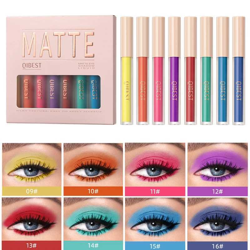 8 pieces/box brown colored liquid eye shadow stick set contour powder blusher pigment matte natural dough milk coffee eye shadow eye makeup W241213