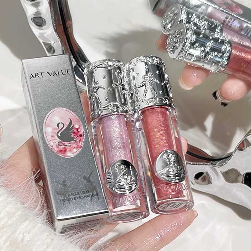 Ballet glitter liquid eye shadow highlight pearlescent shimmer monochrome pearlescent sequins filiform sequins W241213