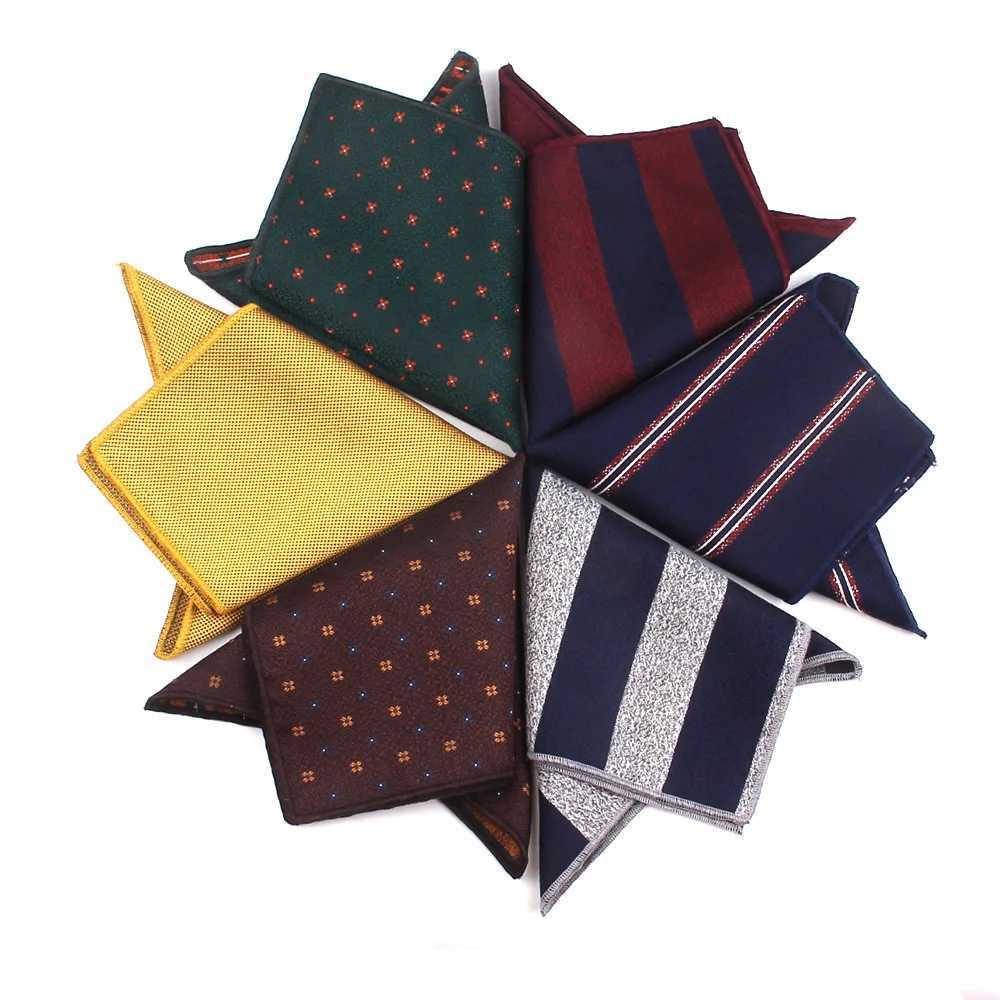 Soft fabric pocket square suitable for mens and womens chest towels Hanji gentlemen Hanji mens set handle cartoon pocket towel gift W241213