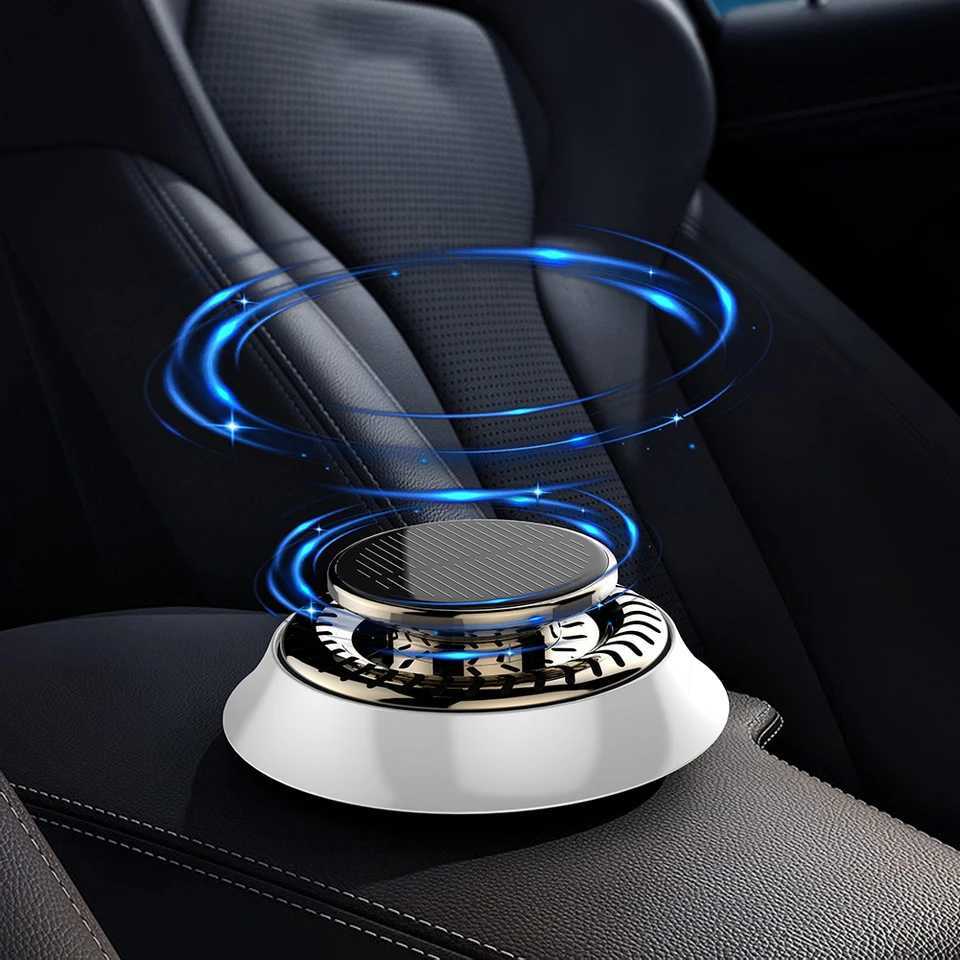 1pc Car Air Solar Creative Rotation Perfume Diffuser Small Lasting Fragrance Air Cleaning Car Interior AccessoriesXJ241213