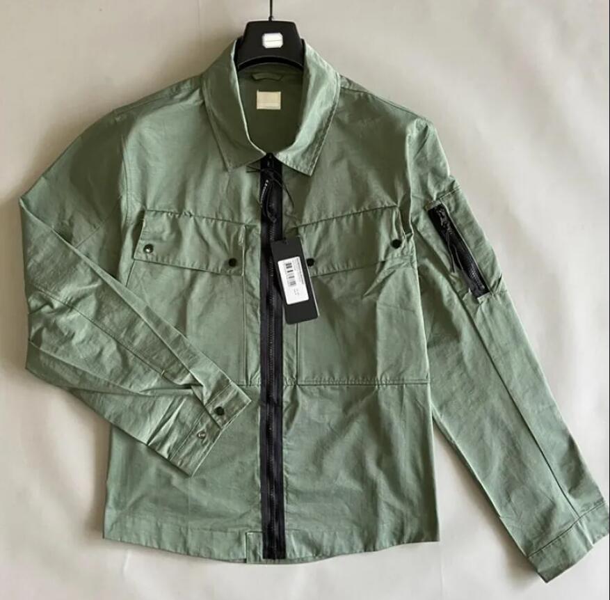 Dyed Jacket Casual Nylon Men Jacket Hoodies Outdoor Windproof Coat Black Grey Blue