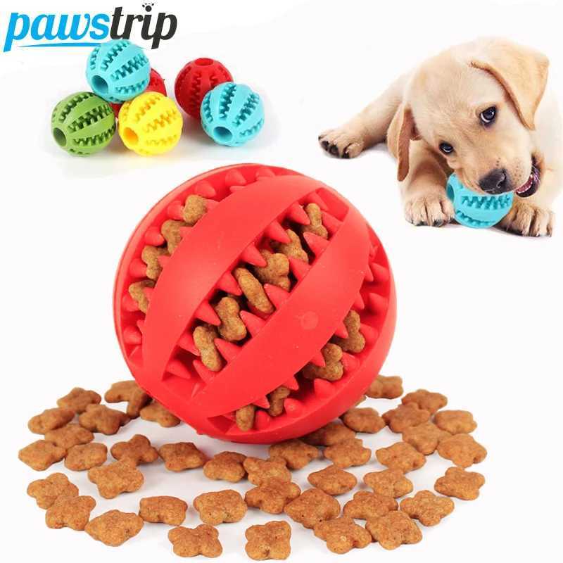 Soft Pet Dog Toys Funny Interactive Elasticity Ball Dog Chew Toy For Dog Tooth Clean Ball Food Extra-tough Rubber Ball Dog X241213