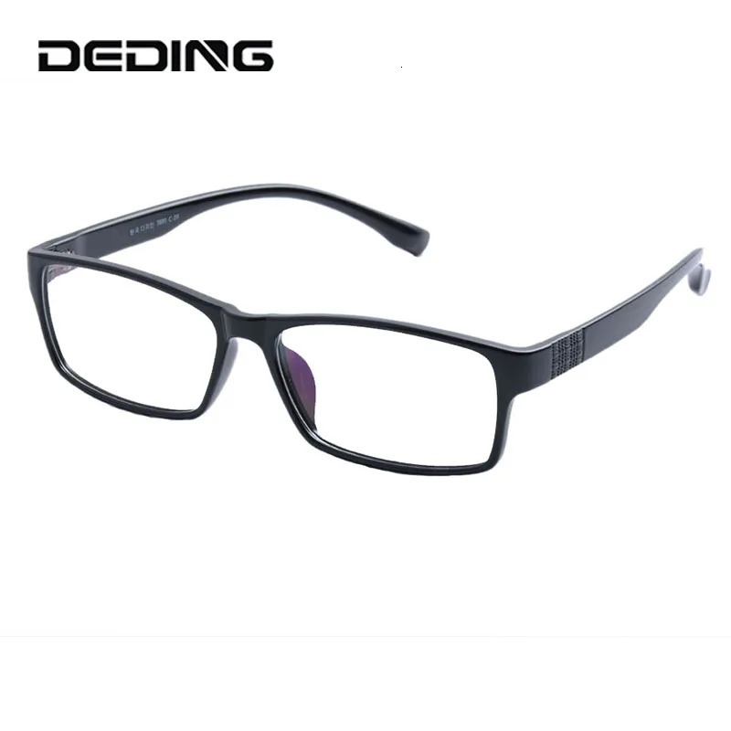 DeDing Men Super Large Wide Oversized Full Frame Rectangular Clear Lens Glasses Size6018148mm anteojos de hombres DD1100 241213
