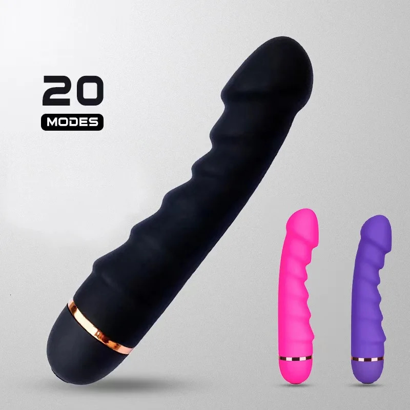 Wave Vibrator Female Masturbator Sex Massage Stick 20 Mode Adjustable Into Toy Masturbation Flirting Supplies 241213