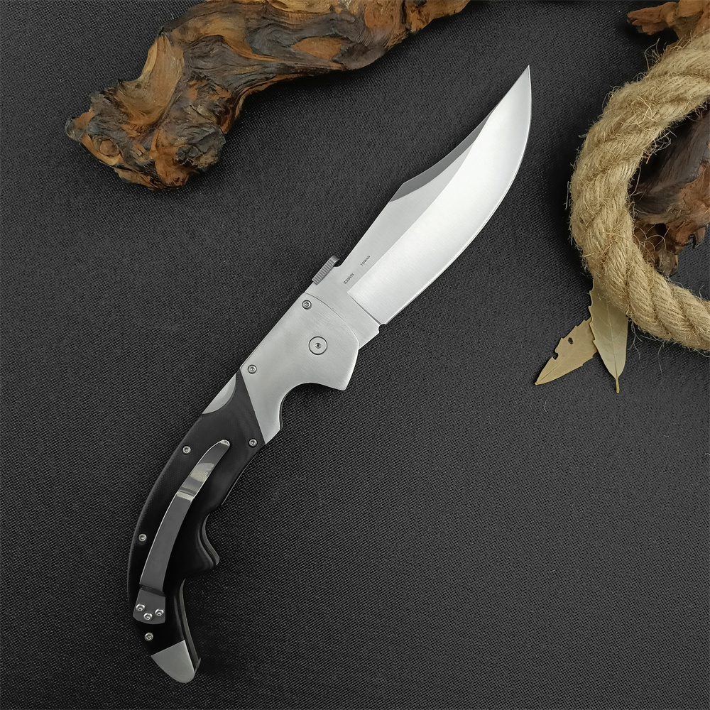 Cold 62NCX Extra Large Espada Pocket Folding Knife CTS-XHP Blade Polished G10 Handles with Aluminum Bolsters Outdoor Tacticals Hunting Camping Knive 3