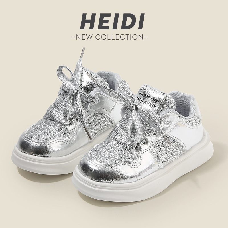 Kids Shoes Spring Autumn Toddler Girls Running Sport Sneakers Baby Children Boys Shoes Cutefeet Casual Flats Glitter Soft Sole Size 21 - 30