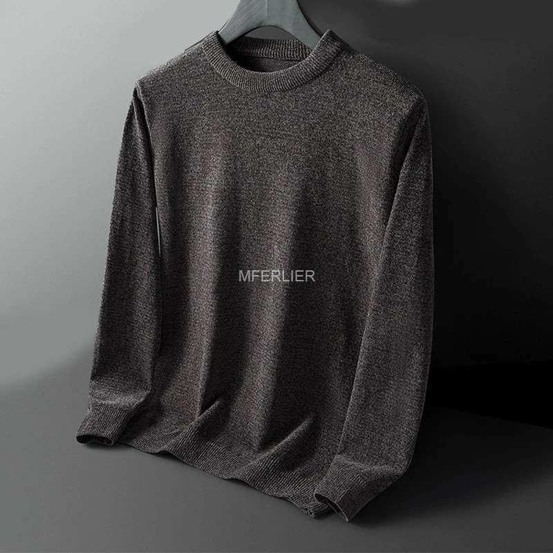 Autumn Spring Plus Size Sweater 6XL 7XL 8XL 140kg Loose Men Sweaters 241213