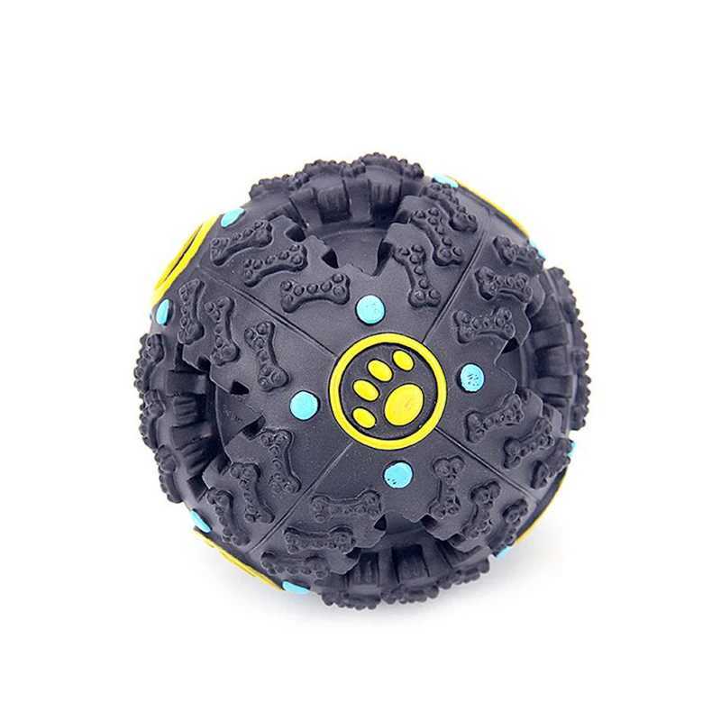Pet Dog Squeaker Missing food Ball Squeank Puppy Big Dog Puzzle Training Toys for Dogs French Bulldog Pug Balls Pets Accessories X241213