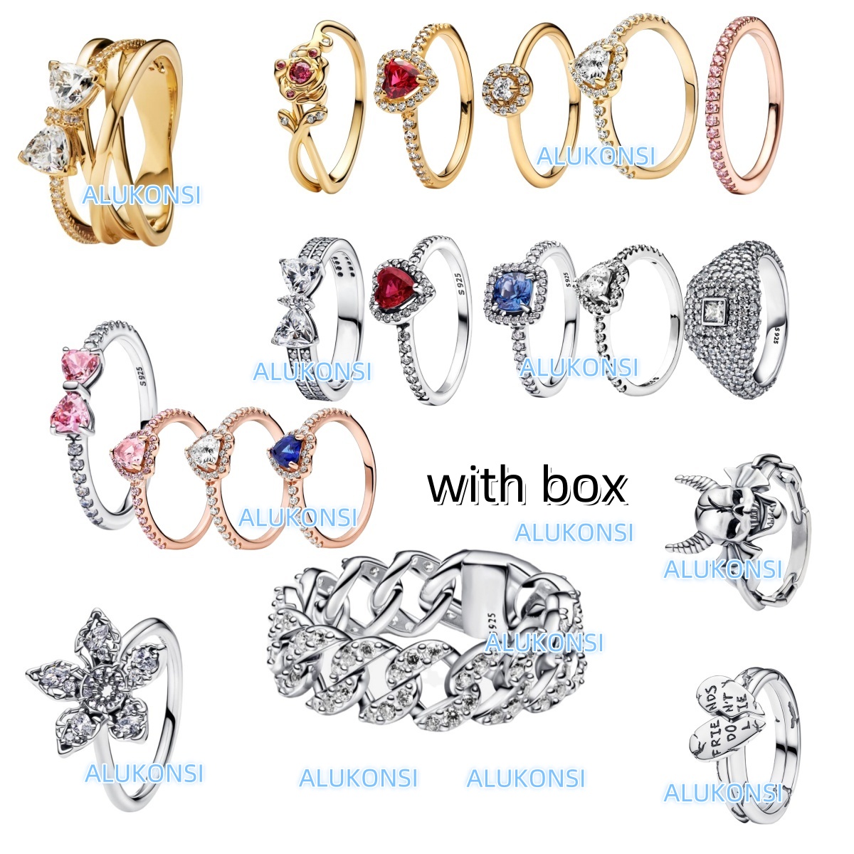 2025 New designer rings with box women Wedding Rings engagement Gift 925 silver Stranger Things Hellfire Rings Golden diamond ring luxury jewelry Christmas gift