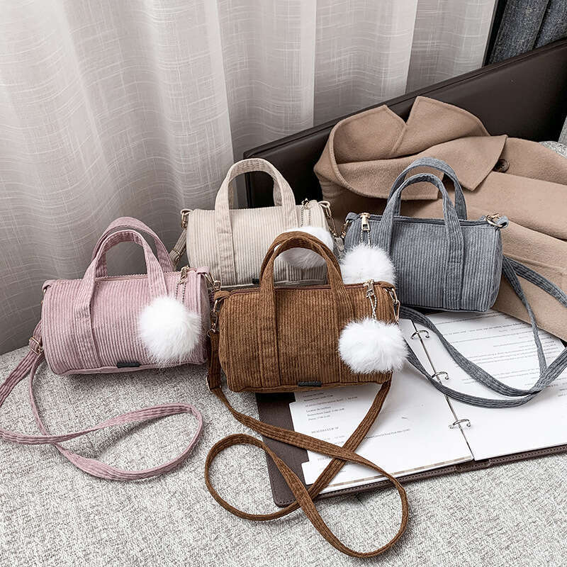 Women's Corduroy New Handbag Korean Version Simple Forest Pillow Crossbody Bag Wholesale Fashionable Quality Classic