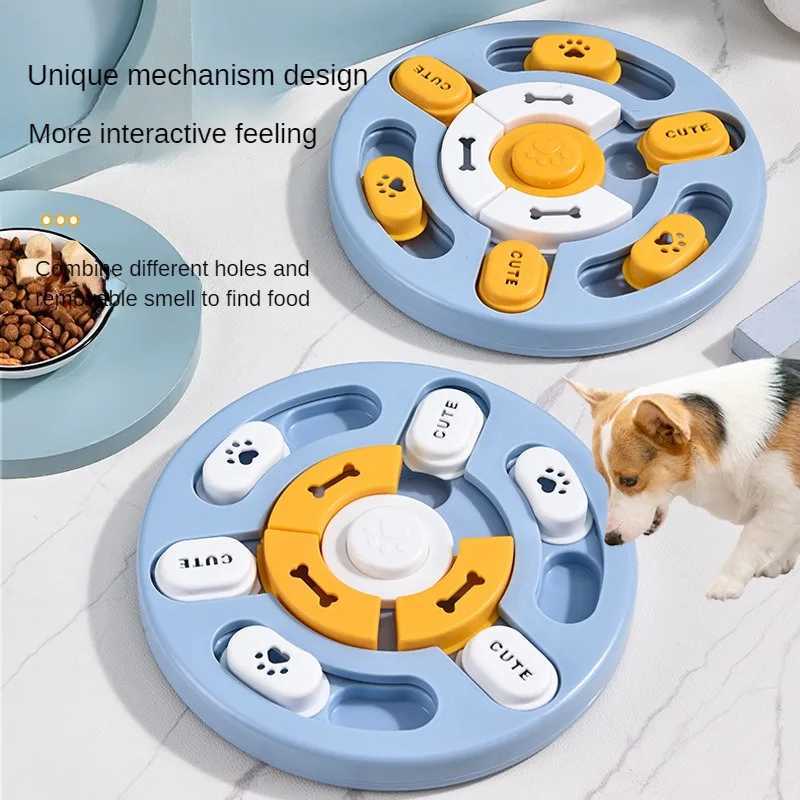Puzzle toys for puppies and dog drawers to relieve boredom with sliding push food storage training Olfactory Intelligence X241213
