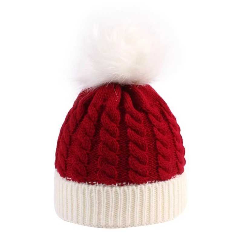 Baby Christmas Knitted Hat Soft Comfortable Warm Bonnet Caps Unisex for 0 to 3 Years Old Boys Girls Festival WearXJ241213