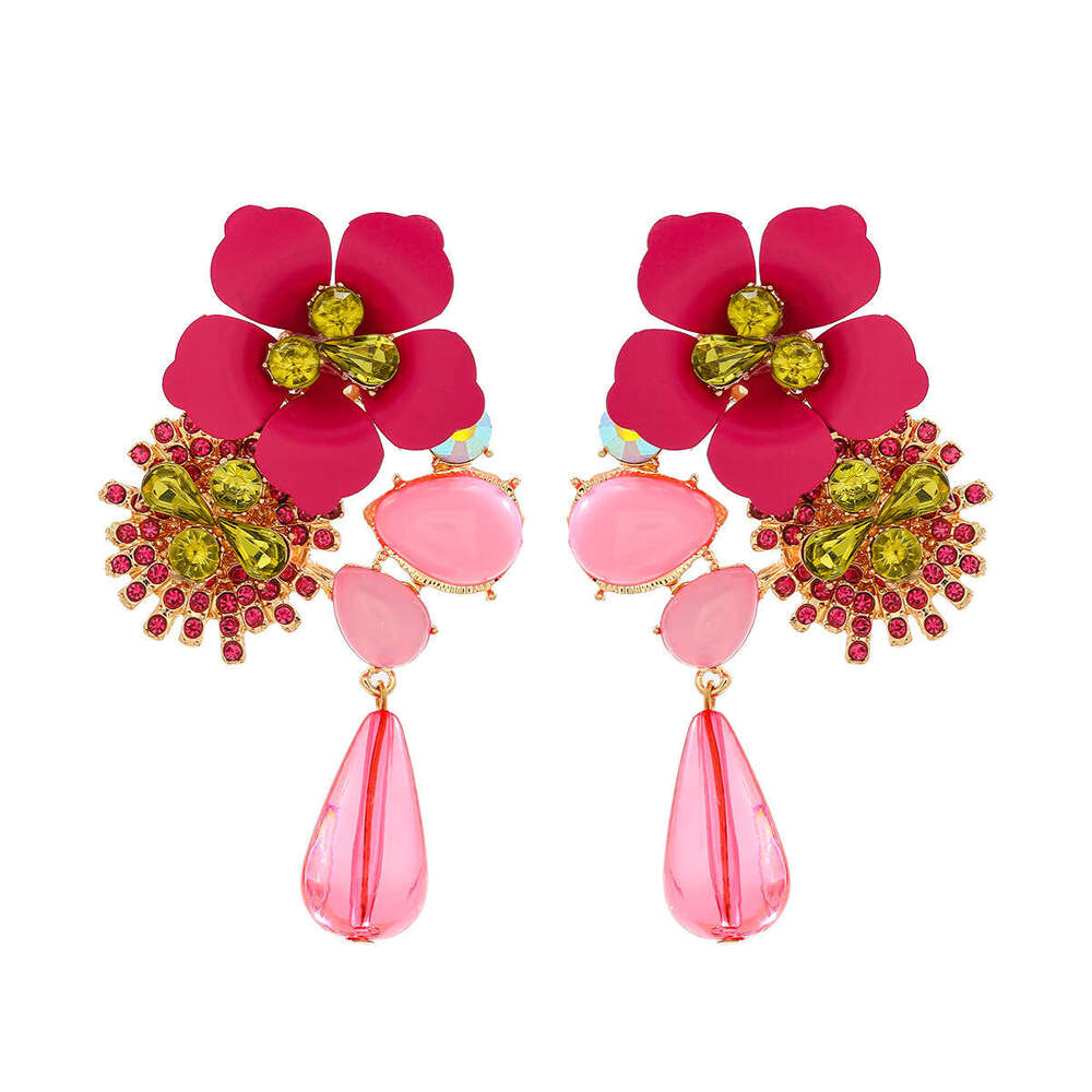 new resin wer bead studded dia autumn and winter earrings for women