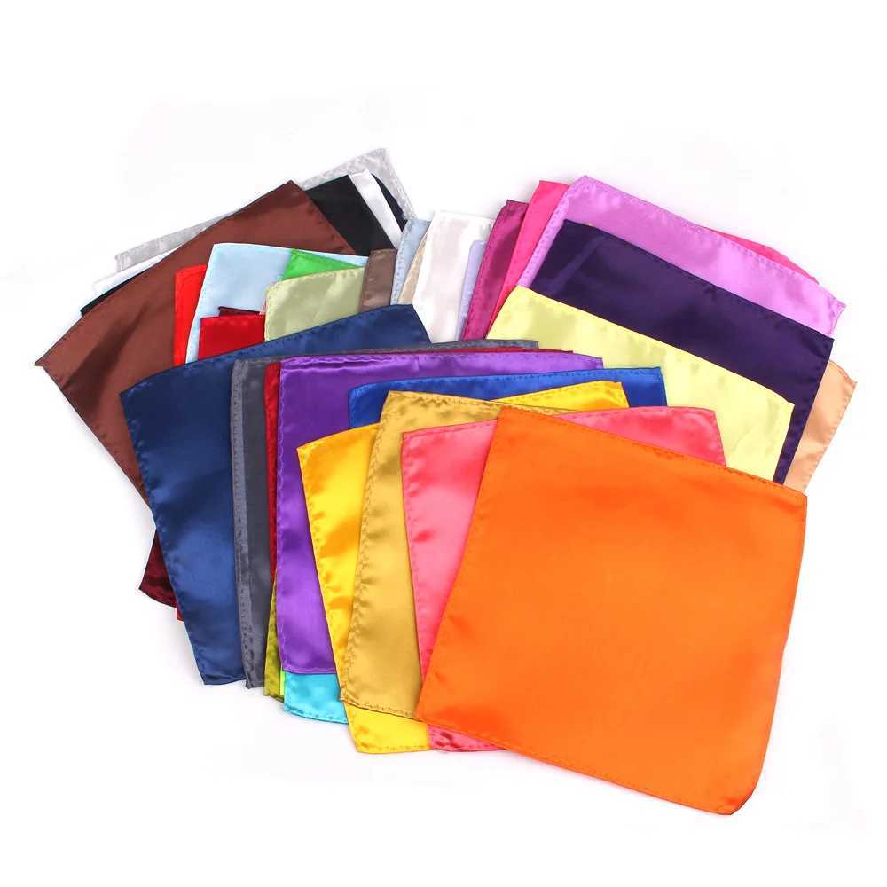 Mens Business Chest Towel Mens Solid Pocket Square Set Hanji Gentleman Hanji Classic Set Scarf Mens Hand Handle W241213