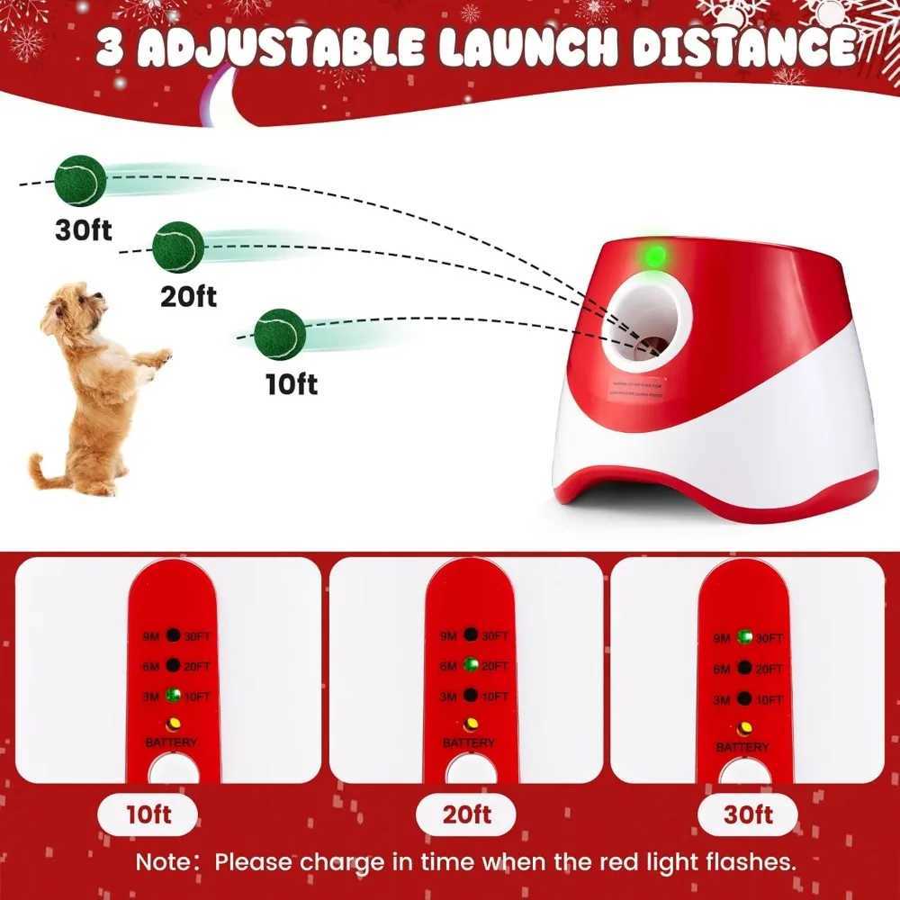 Automatic ball thrower for dogs dog ball throwing launcher rechargeable automatic dog toy dog ball launcher X241213