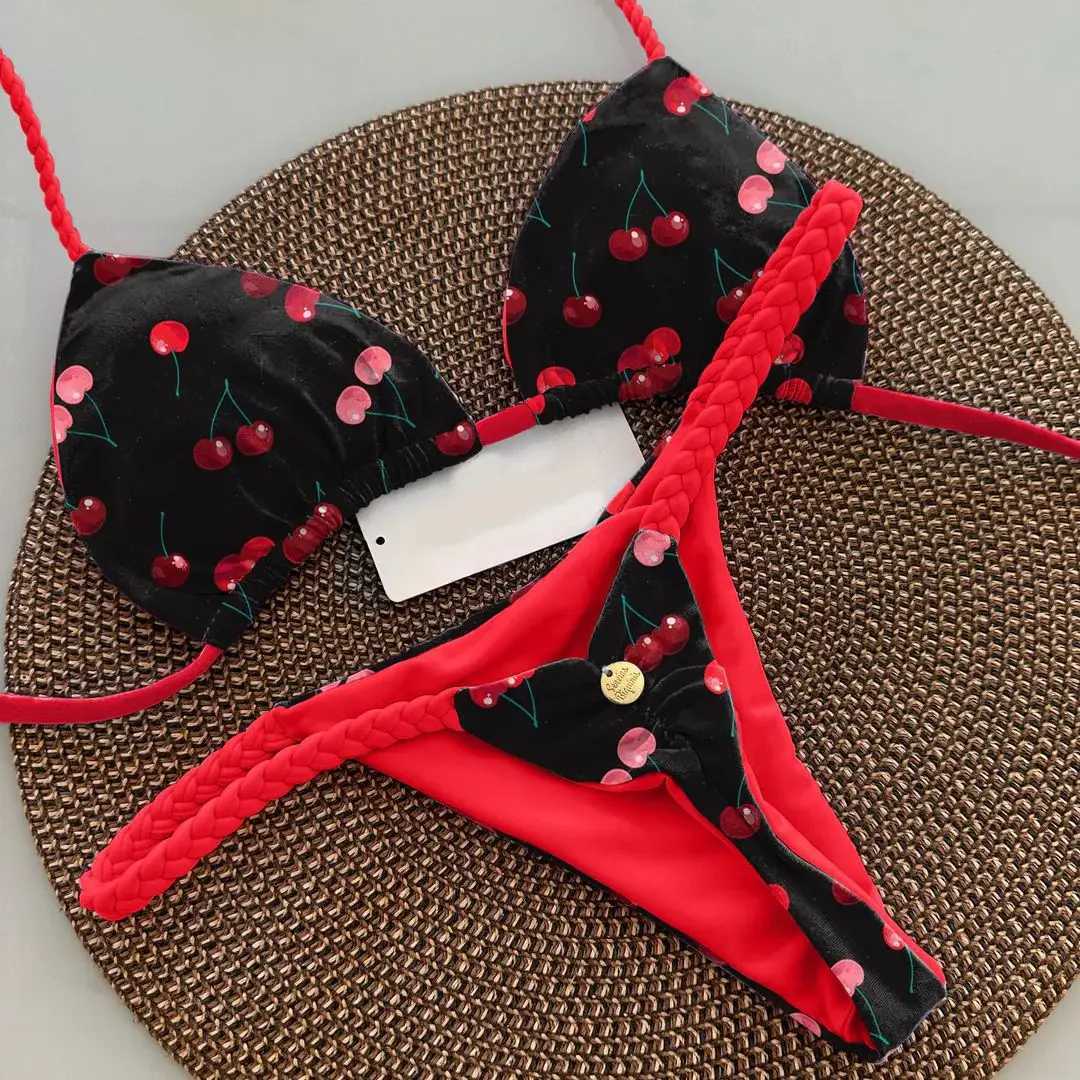 New Sexy Women Bikini Beach Holiday Swimsuit Two-piece SetXJ241212