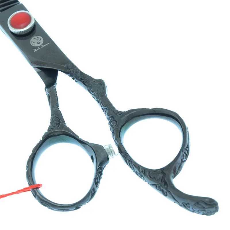 New Arrival Purple Dragon 6 inch Sharp Blade Hair Cutting Thinning Scissors Barber Styling Shears Professional Salon Haircut Supplies A0116B Z241213