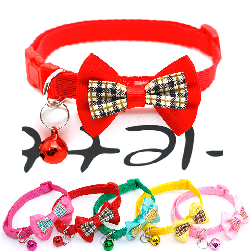 Cat and Dog Collar 2025 New AAA High Quality Supplies Pet Neck Rope Cute Bow Style Free Shipping Wholesale