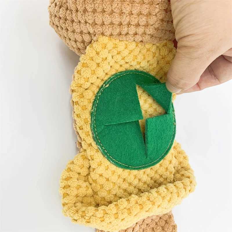Christmas Pet Plush Toy Elk Sniffer Dog Leak Puzzle Toy Cat Pet Dog Snack Cat Hidden Food Bite Resistant Pet Supplies Toy X241213