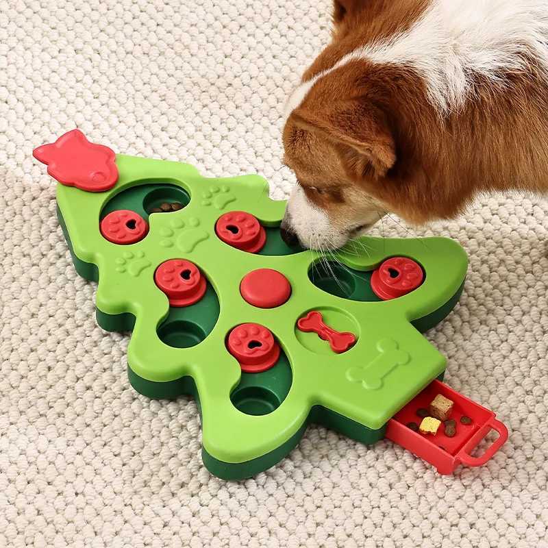 Pet sniffing puzzle toy high-quality interactive and durable slow food tray for dogs anti slip pet food dispenser X241213