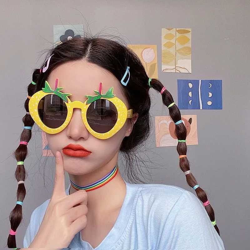 Sunglasses Strawberry Party Glasses Picnic Party Sunglasses Photo Decorations Funny Birthday Summer Party Prop Adult Kids Cute Dress Up Toy H241213