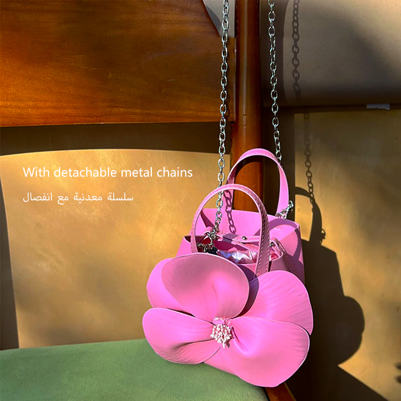 Bucket Purse Wer French Mini Tote PU Leather Handbags Designer Drawstring Makeup Bag High Quality PU Cartoon