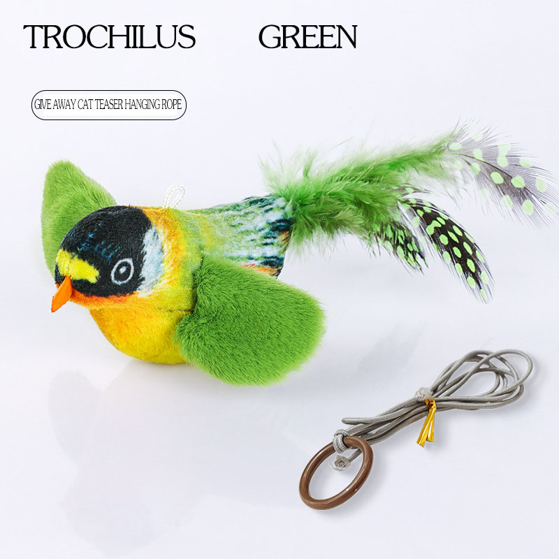 feathered birds for kittens to chew on, catstaying sticks, wholesale supplies New cat toys Sound Production