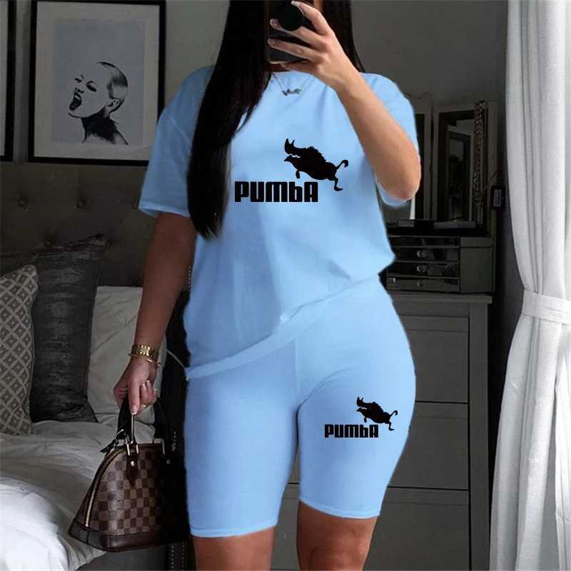 Women's Two Piece Pants Summer Short Slve O-Neck T Tops+Pencil Short Sets Tracksuits Outfit Graphic T Shirts Jogging Suits Women Two Piece Set Y2