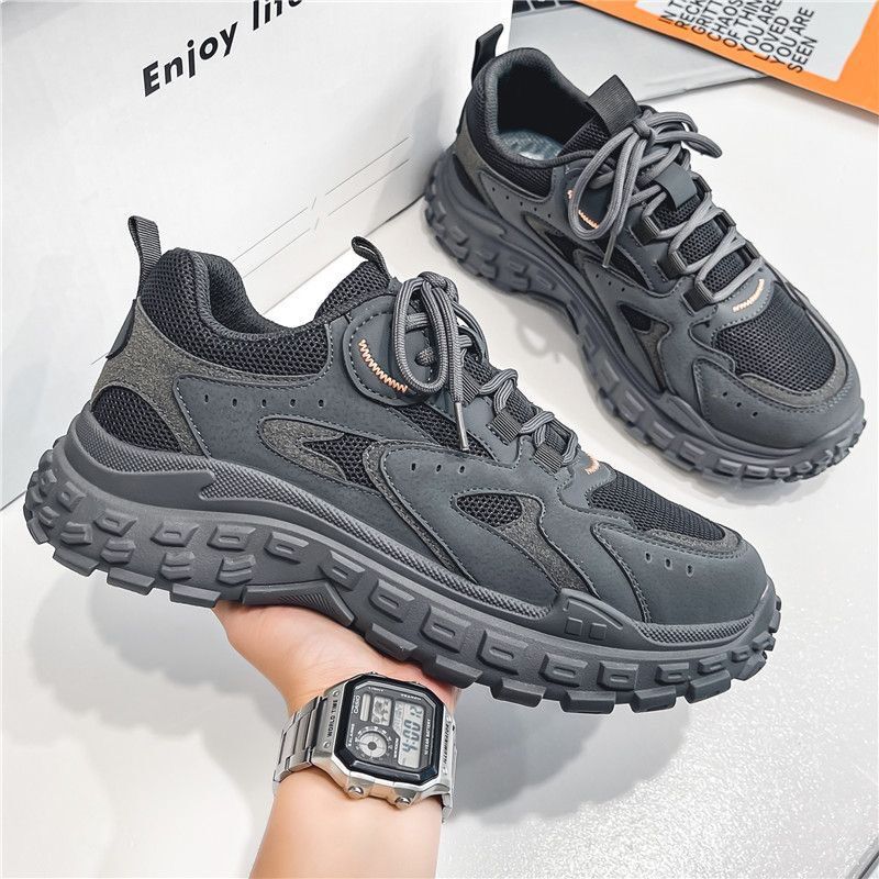 Autumn Mens Casual Shoes Leather Men's Sneakers Comfortable Soft Male Wark Board Shoes Platform Shoe for Men