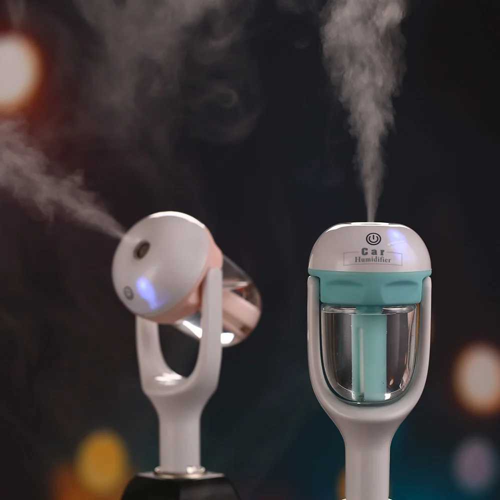 Universal Car Air Humidifier Air Purifier Aroma Diffuser Essential Oil Aroma Diffuser Mist Maker Sprayer Car AccesoriesXJ241213