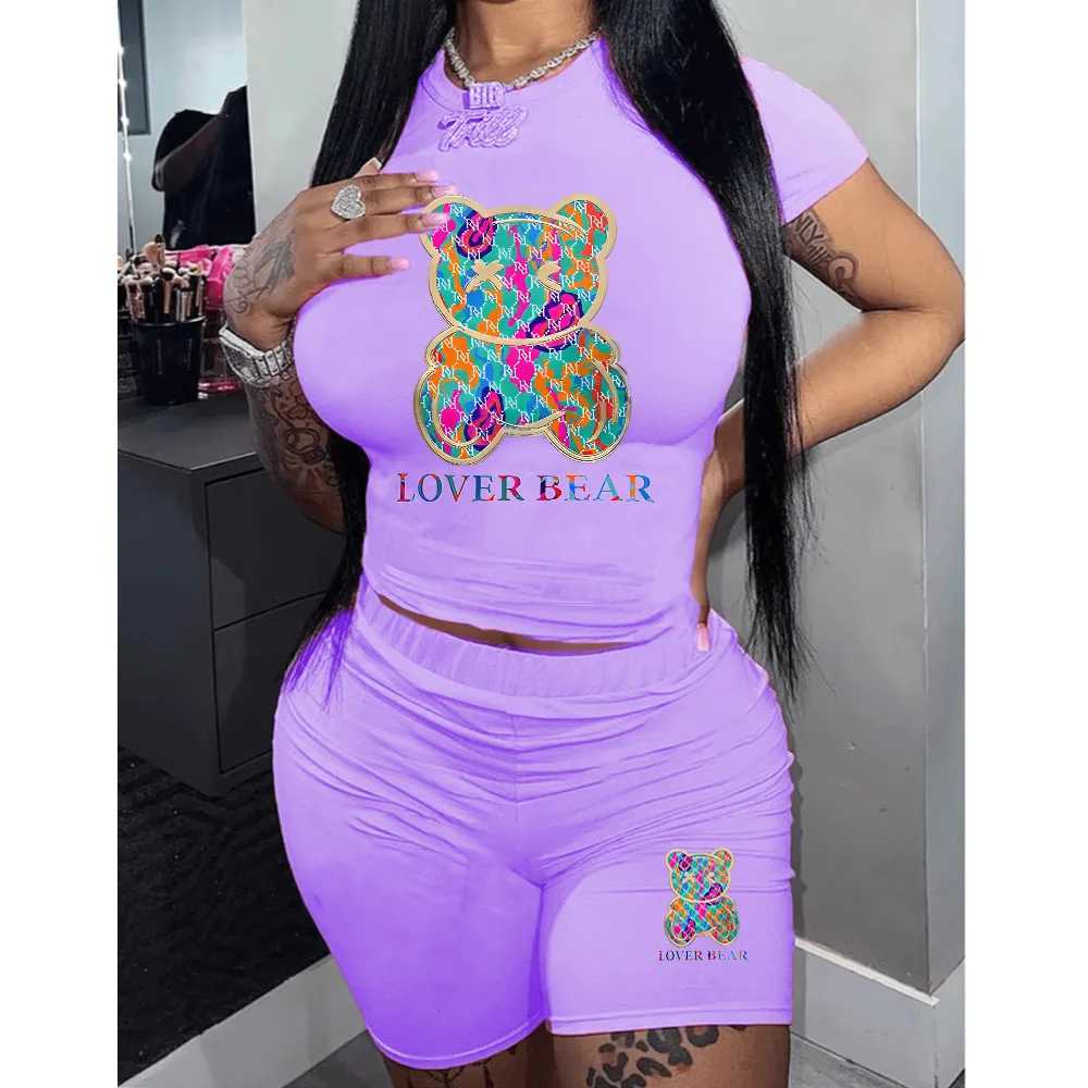 Women's Two Piece Pants Shorts Set Fashion Bohemia Print Ladies Casual 2 Piece Pants Sets Womens Outfits Crop Tank Top Shorts Sets Y24121327XU