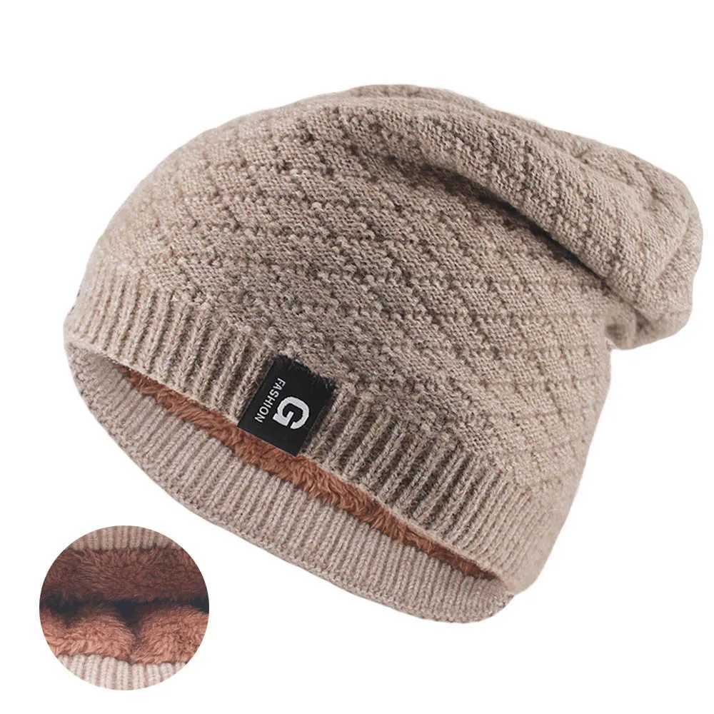 New Winter Warm Adult Beanies Skullies Fashon Letter Outdoor Hat Fashion Women Men Hats Sports Casual Bone Brand Thick Knite HatXJ241213