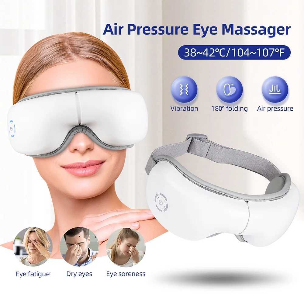Multi frequency vibration eye massager 3D air bag kneading eye beauty device for black circle dry eyes W241213