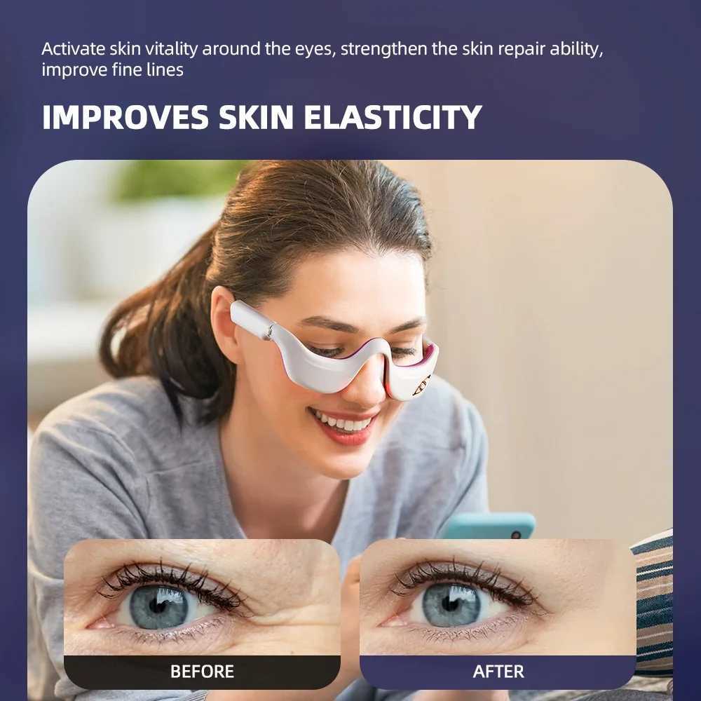 Electric Eye Massager Anti Wrinkle Aging Eye Care Beauty Tool Massage Rechargeable Eye Fatigue Relief Device W241213