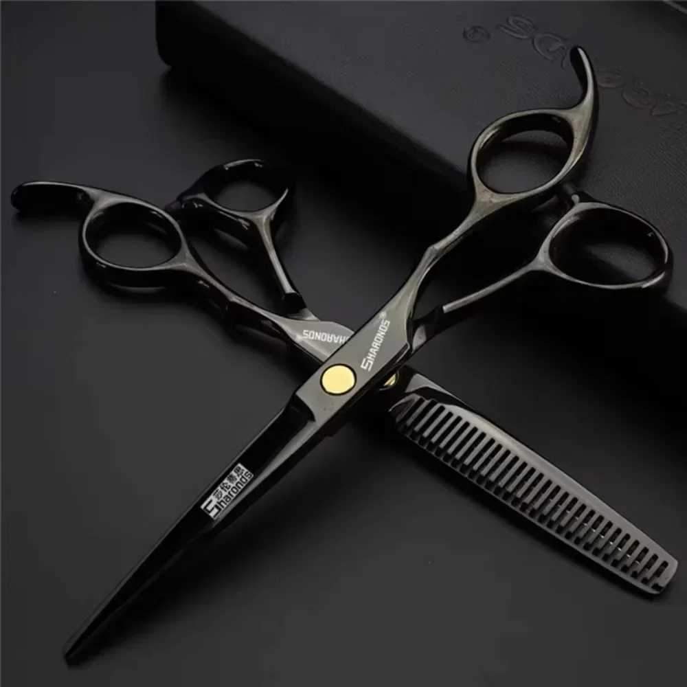 New Arrival SHARONDS Hairdressing Professional Scissors 6 Inch Specialized Hair Shears Barber Specialized Clippers Hair Cutting Tools Z241213
