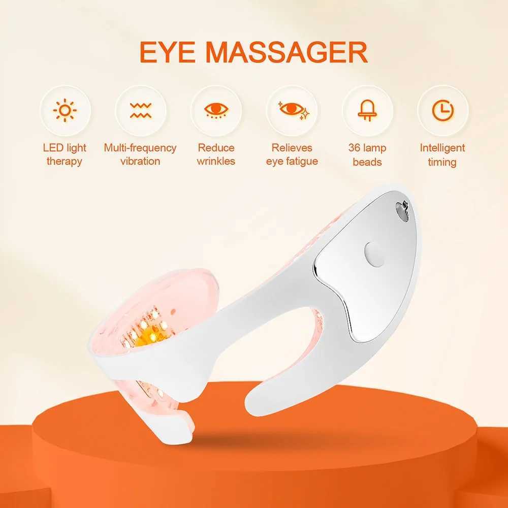 Anti aging eye massager LED photon therapy relaxation and fatigue relief light and dark circles smooth and fine line beauty eye care W241213
