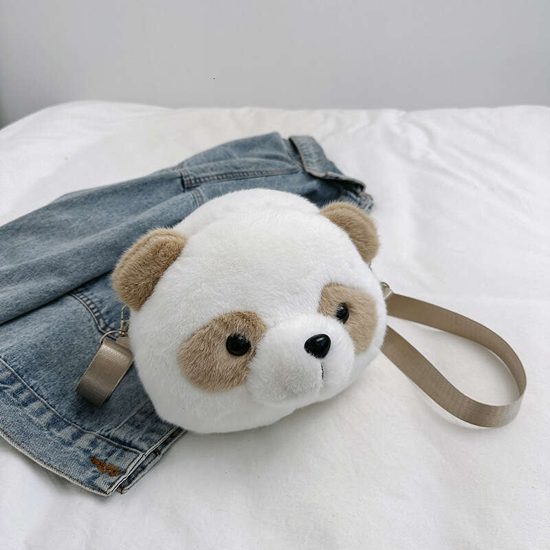 Ins internet celebrity girl cute crossbody women's niche doll plush parent-child shoulder bag, 2024 new casual fashion trend clothing
