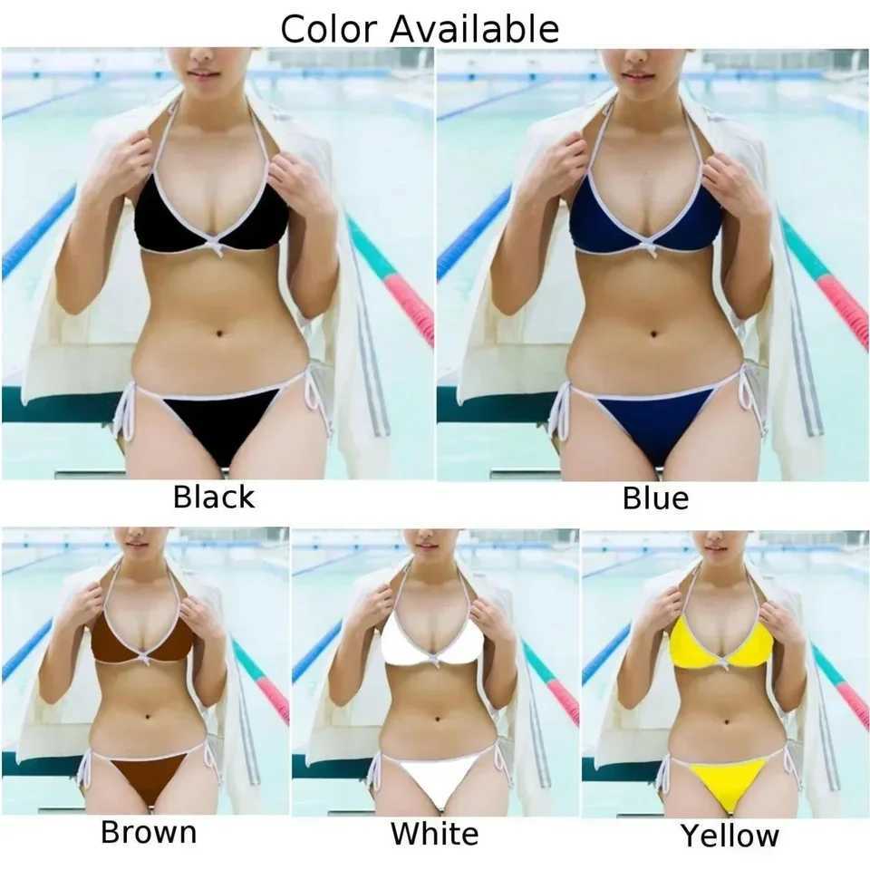 Hot New Fashion Bikini Set Womens Swimming Swimsuit Swimwear Thongs Side Tie V Neck ss Bandage BrazilianXJ241212