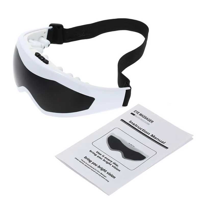 Electric eye massager face mask migraine eye vision improvement forehead eye care glasses massage wireless vibration eye magnetism W241213