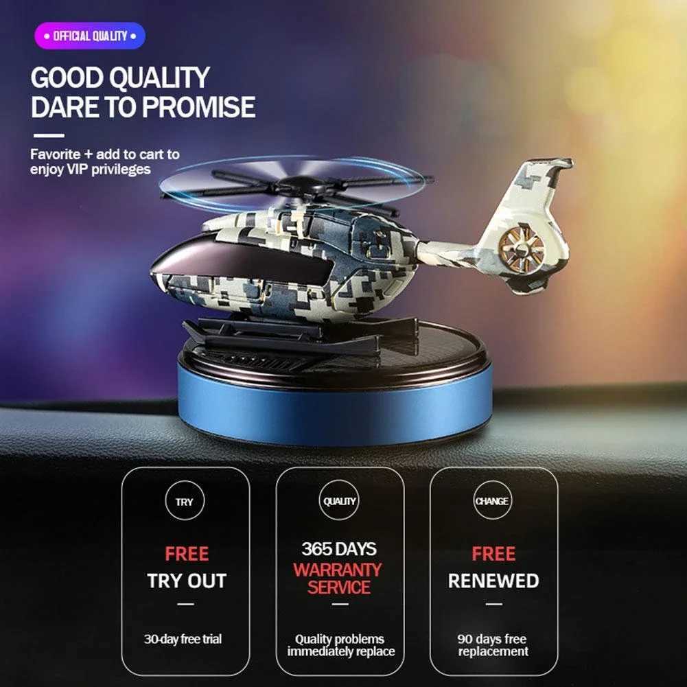 Car Fragrance Solar Car Air ener Auto Rotating Dashboard Fragrance Camouflage Heliter Essential Oil Diffuser DecorationXJ241213