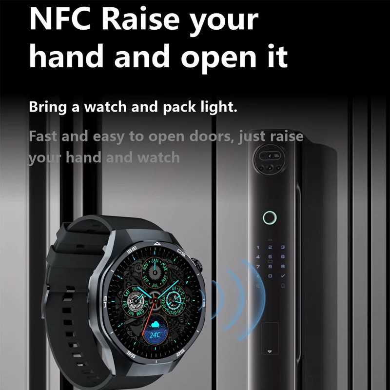 New luxury smartwatch GT5 Pro smartwatch Xuanji Sensing System Advanced Sports Emotional Health Assistant Long Endurance NFC T241213