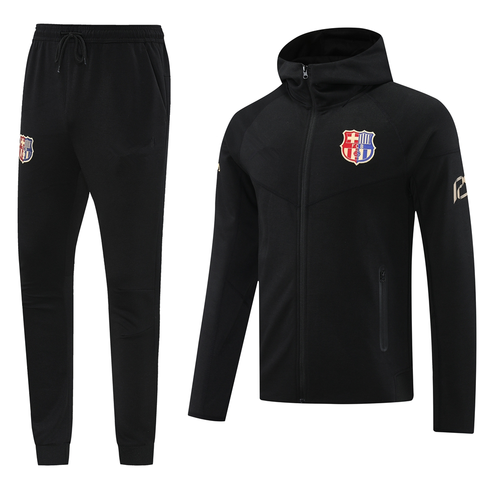 Barcelon 2025 Half pull Long sleeve TrackSuit soccer jersey football jacket kids kit training suit train tuta Chandal Jogging