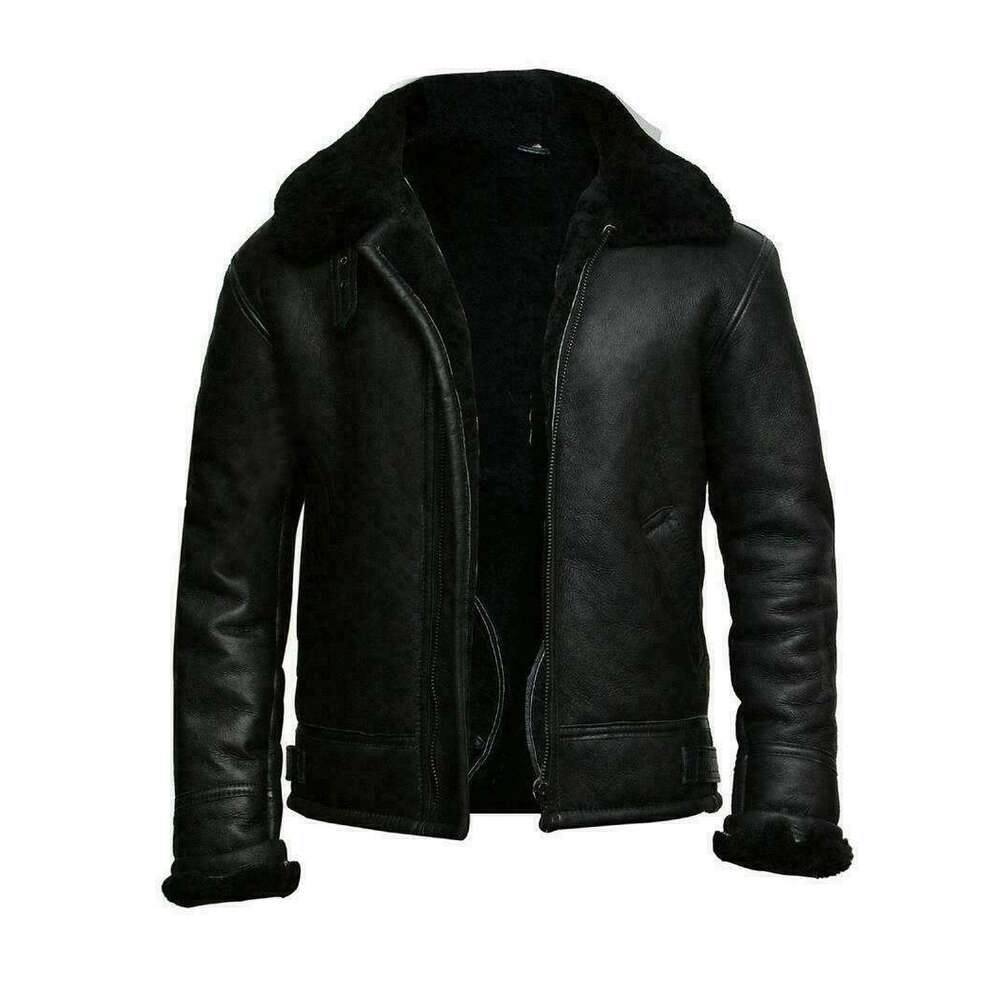Autumn And Winter Men's Synthetic Fur Integrated Long Sleeved Coat, Fashionable Quality Classic
